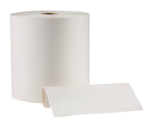 Pacific Blue Select Hardwound Paper Towels, 2 Ply, Continuous Roll Sheets, 350 ft, White, 12 PK