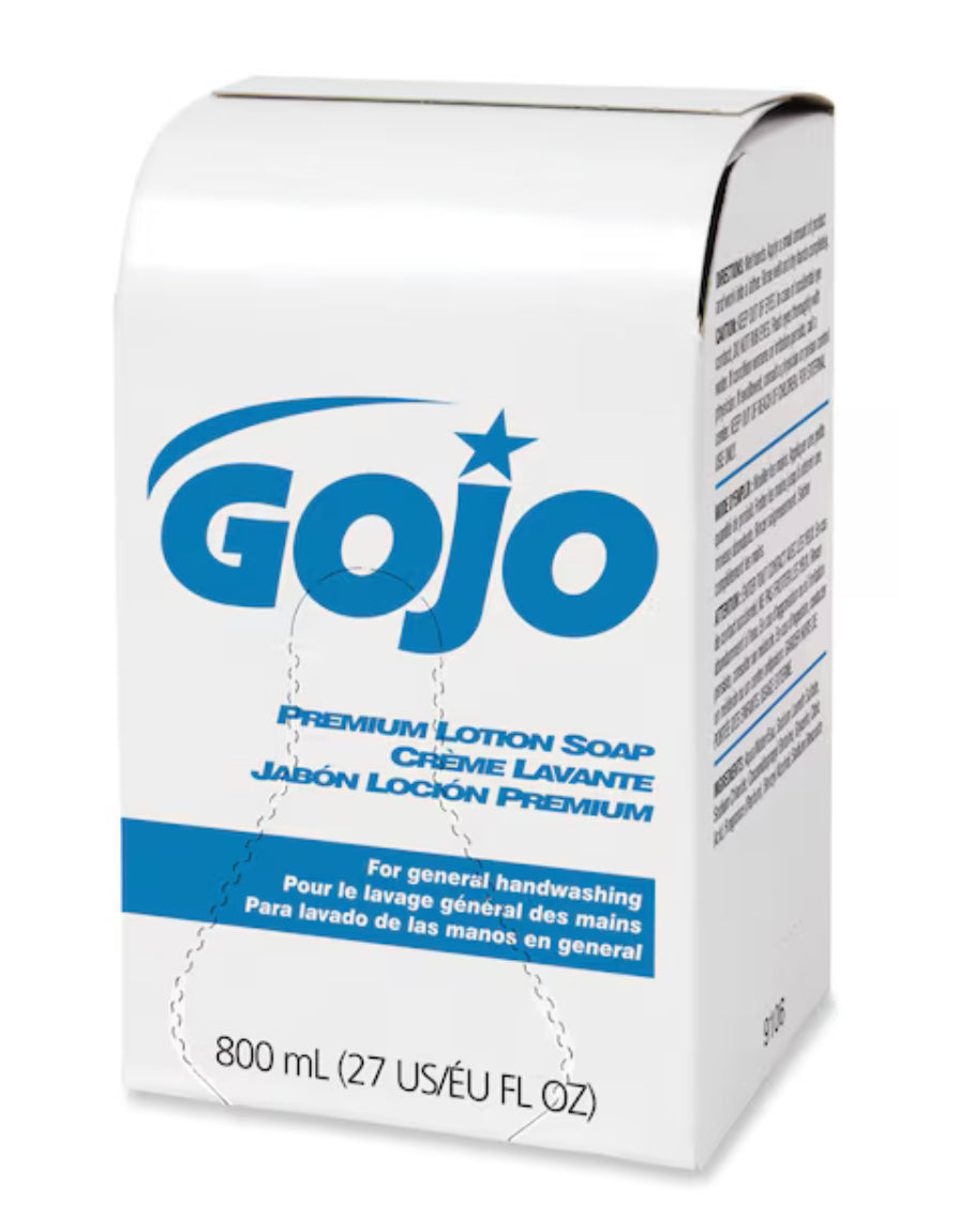 Premium Lotion Soap, Waterfall, 800 mL Bag-in-Box Refill, 12PK