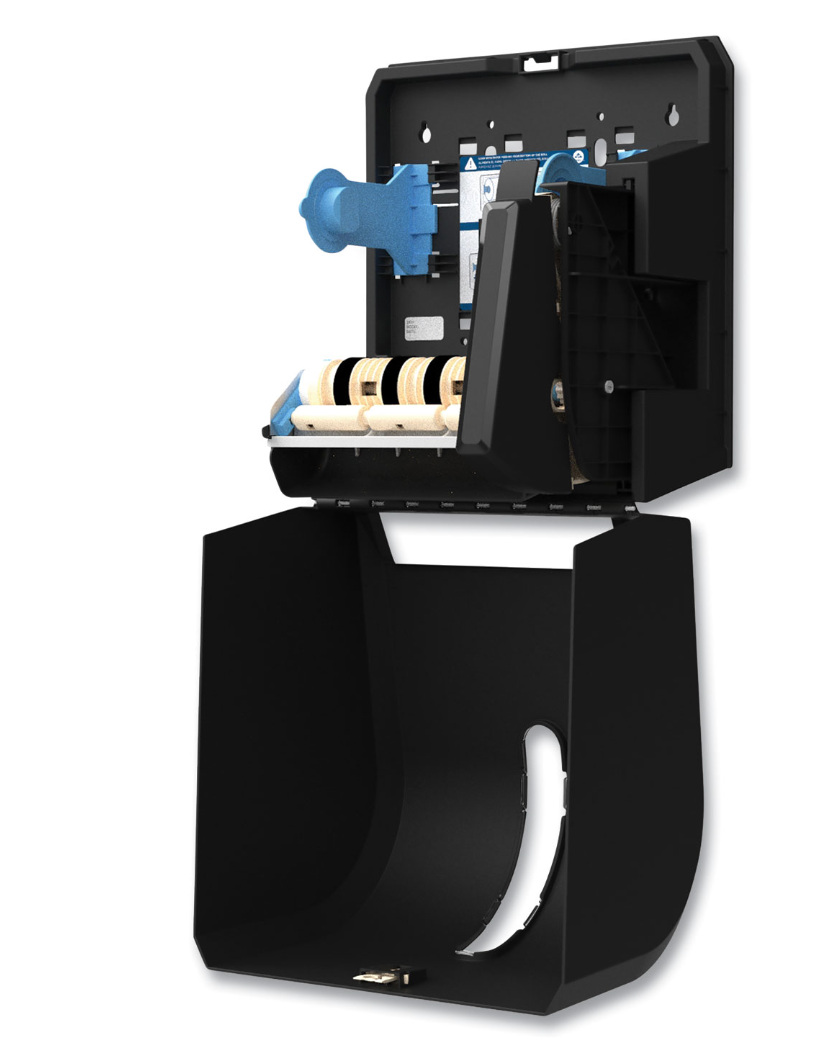 GEORGIA PACIFIC Paper Towel Dispenser, Push-Paddle, 13 x 10 x 14.4, Black