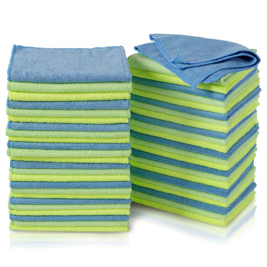 Microfiber Cleaning Cloths, Sustainable, Reusable, 48 PK