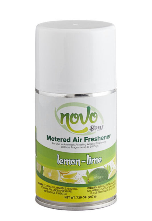 Noble 7.25 oz. Lemon-Lime Ready-to-Use Metered Air Freshener Refill - 12/Case