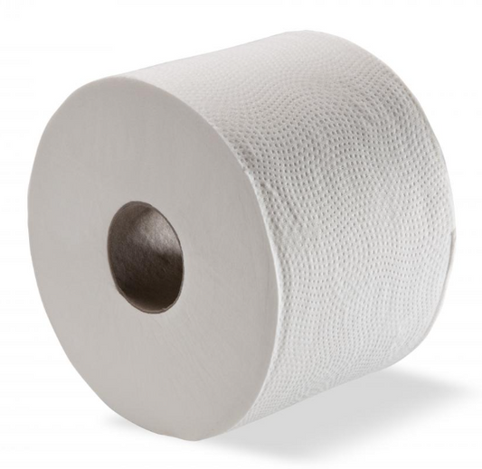 Standard Toilet Paper - 2 Ply, 500 Sheets/Roll, 96 Rolls/Box