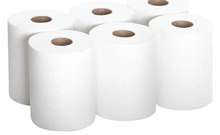 Center Pull Paper Towel - 2 Ply, 600 Sheets, 6 Rolls/Box, Compatible with Universal Paper Towel Dispensers