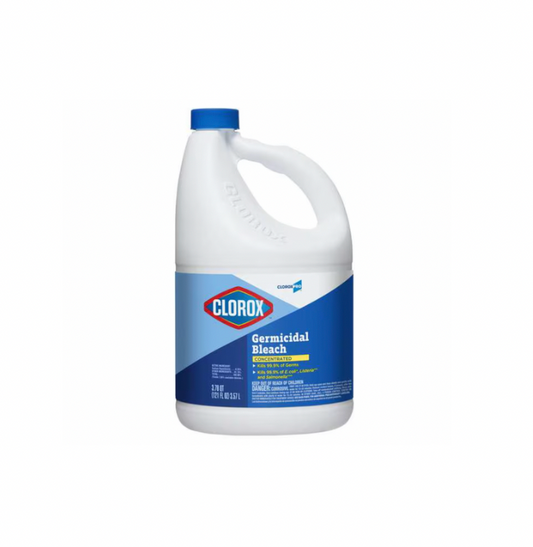 Clorox 121 oz Jug Germicidal Bleach, Unscented, 3 PK