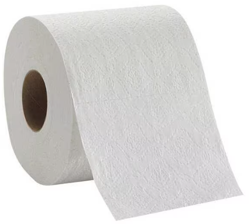 Envision Toilet Paper - 2 Ply, 550 Sheets/Roll, 3.5" x 3.8", White, 80 Rolls/Box