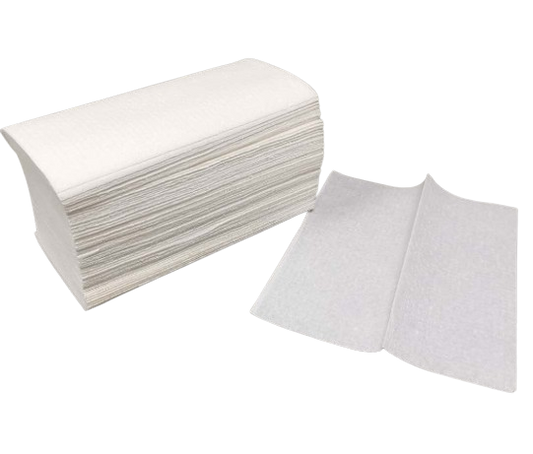 V-Fold Paper Towels - 2 Ply, 250 Sheets/Pack, 20 Packs/Box